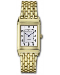 Jaeger Lecoultre Reverso Classique  Manual Winding Unisex Watch, 18K Yellow Gold, Silver Dial, 2501110