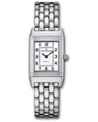Jaeger Lecoultre Reverso Lady  Quartz Women's Watch, Stainless Steel, Silver Dial, 2608110