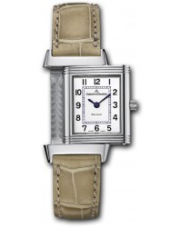 Jaeger Lecoultre Reverso Lady  Quartz Women's Watch, Stainless Steel, Silver Dial, 2608410