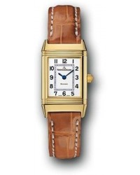 Jaeger Lecoultre Reverso Lady  Quartz Women's Watch, 18K Yellow Gold, Silver Dial, 2611410