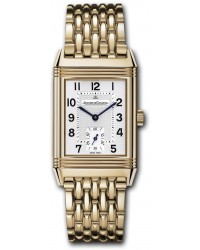 Jaeger Lecoultre Reverso Grande  Manual Winding Men's Watch, 18K Rose Gold, Silver Dial, 2702121
