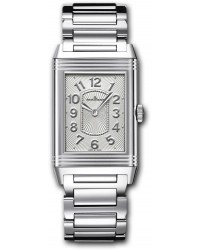 Jaeger Lecoultre Reverso Grande Lady  Quartz Women's Watch, Stainless Steel, Silver Dial, 3208120