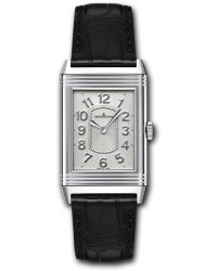 Jaeger Lecoultre Reverso Grande Lady  Quartz Women's Watch, Stainless Steel, Silver Dial, 3208422