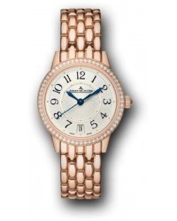 Jaeger Lecoultre Rendez-Vous  Automatic Women's Watch, 18K Rose Gold, Silver Dial, 3512120