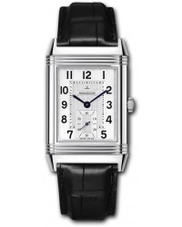 Jaeger Lecoultre Reverso Grande  Manual Winding Men's Watch, Stainless Steel, Silver Dial, 3738420