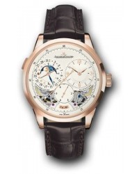 Jaeger Lecoultre Duometre  Manual Winding Men's Watch, 18K Rose Gold, Beige Dial, 6042520
