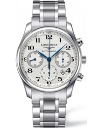 Longines Master  Chronograph Automatic Men's Watch, Stainless Steel, Silver Dial, L2.759.4.78.6