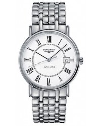 Longines La Grande  Automatic Men's Watch, Stainless Steel, White Dial, L4.921.4.11.6