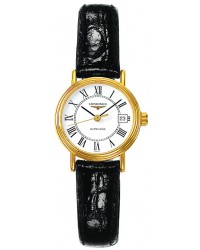 Longines La Grande Classique  Automatic Women's Watch, 18K Gold Plated, White Dial, L4.321.2.11.2