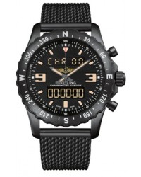 Breitling Chronospace  Automatic Men's Watch, Titanium, Black Dial, M7836622.BD39.159M