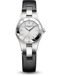 Baume & Mercier Linea  Quartz Women's Watch, Stainless Steel, Silver Dial, MOA10008