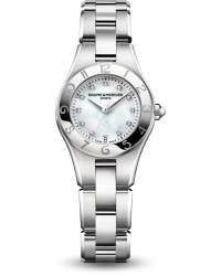 Baume & Mercier Linea  Quartz Women's Watch, Stainless Steel, Mother Of Pearl Dial, MOA10011