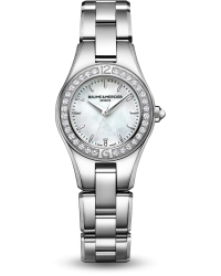 Baume & Mercier Linea  Quartz Women's Watch, Stainless Steel, Mother Of Pearl Dial, MOA10013