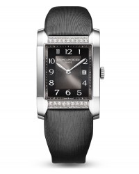 Baume & Mercier Hampton Classic  Quartz Women's Watch, Stainless Steel, Black Dial, MOA10024