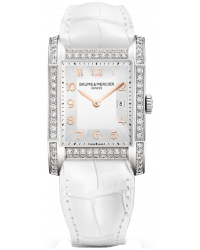 Baume & Mercier Hampton Classic  Quartz Women's Watch, Stainless Steel, Silver Dial, MOA10025