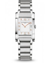 Baume & Mercier Hampton Classic  Quartz Women's Watch, Stainless Steel, Silver Dial, MOA10049