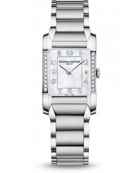 Baume & Mercier Hampton Classic  Quartz Women's Watch, Stainless Steel, White Mother Of Pearl Dial, MOA10051