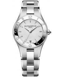 Baume & Mercier Linea  Quartz Women's Watch, Stainless Steel, Silver Dial, MOA10070