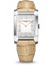 Baume & Mercier Hampton Classic  Quartz Women's Watch, Stainless Steel, Silver Dial, MOA10081