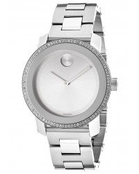 Movado Bold  Quartz Women's Watch, Stainless Steel, Silver Dial, 3600149