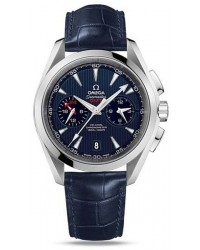 Omega Aqua Terra  Chronograph Automatic Men's Watch, Stainless Steel, Blue Dial, 231.13.43.52.03.001