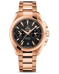 Omega Aqua Terra  Chronograph Automatic Men's Watch, 18K Rose Gold, Grey Dial, 231.50.43.52.06.001