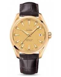 Omega Aqua Terra  Automatic Men's Watch, 18K Rose Gold, Champagne Dial, 231.53.42.21.08.001