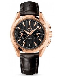 Omega Aqua Terra  Chronograph Automatic Men's Watch, 18K Rose Gold, Grey Dial, 231.53.43.52.06.001