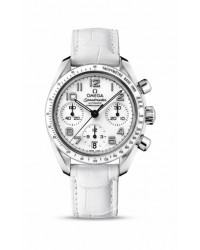 Omega Speedmaster  Chronograph Automatic Men's Watch, Stainless Steel, White Dial, 324.33.38.40.04.001