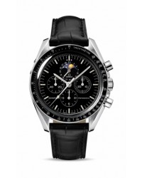 Omega Speedmaster Moon Watch  Chronograph Manual Men's Watch, Stainless Steel, Black Dial, 3876.50.31