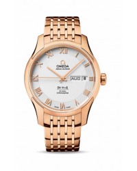 Omega De Ville  Automatic Men's Watch, 18K Rose Gold, Silver Dial, 431.50.41.22.02.001