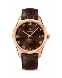 Omega De Ville  Automatic Men's Watch, 18K Rose Gold, Brown Dial, 431.53.41.21.13.001