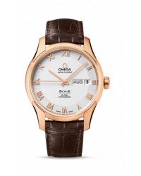 Omega De Ville  Automatic Men's Watch, 18K Rose Gold, Silver Dial, 431.53.41.22.02.001