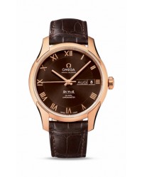 Omega De Ville  Automatic Men's Watch, 18K Rose Gold, Brown Dial, 431.53.41.22.13.001