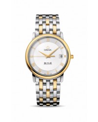Omega De Ville  Quartz Men's Watch, 18K Yellow Gold, Silver Dial, 4310.32.00