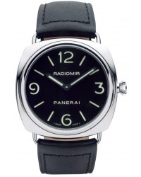 Panerai Radiomir  Mechanical Men's Watch, Stainless Steel, Black Dial, PAM00210