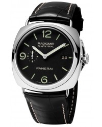 Panerai Radiomir  Automatic Certified Men's Watch, Stainless Steel, Black Dial, PAM00388