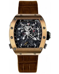 Richard Mille RM 004  Chronograph Mechanical Unisex Watch, 18K Rose Gold, Skeleton Dial, RM004-V2-RG