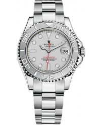 Rolex Yacht-Master 35  Automatic Men's Watch, Platinum, Silver Dial, 168622