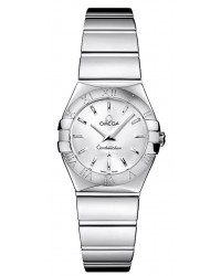 Omega Constellation  Quartz Women's Watch, Stainless Steel, Silver Dial, 123.10.24.60.02.002