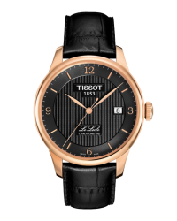 Tissot Le Locle  Automatic Men's Watch, Gold Plated, Black Dial, T006.408.36.057.00