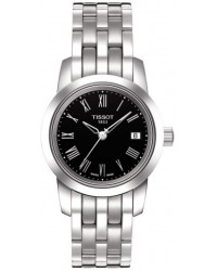 Tissot Classic Dream  Quartz Women's Watch, Stainless Steel, Black Dial, T033.210.11.053.00