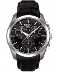 Tissot Couturier  Chronograph Quartz Men's Watch, Stainless Steel, Black Dial, T035.617.16.051.00
