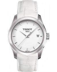 Tissot Couturier  Quartz Women's Watch, Stainless Steel, White Dial, T035.210.16.011.00