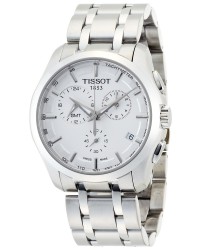 Tissot Couturier  Quartz Men's Watch, Stainless Steel, White Dial, T035.439.11.031.00