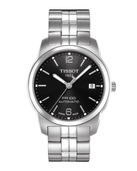 Tissot PR100  Automatic Men's Watch, Stainless Steel, Black Dial, T049.407.11.057.00