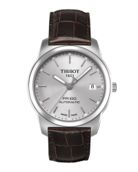 Tissot PR100  Automatic Men's Watch, Stainless Steel, Silver Dial, T049.407.16.031.00