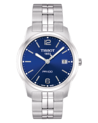 Tissot PR100  Quartz Men's Watch, Stainless Steel, Blue Dial, T049.410.11.047.01