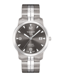 Tissot PR100  Quartz Men's Watch, Stainless Steel, Grey Dial, T049.410.44.067.00