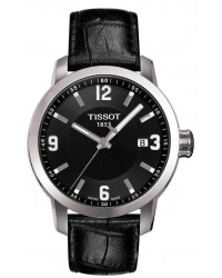 Tissot PRC200  Quartz Men's Watch, Stainless Steel, Black Dial, T055.410.16.057.00